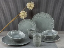Creatable Geschirrset|Sofia - Kombiservice 8-tlg - Stone