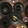Creatable Geschirrset|Teller|Soft Touch - Tellerset 18-tlg - Schwarz