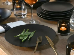 Creatable Geschirrset|Teller|Soft Touch - Tellerset 18-tlg - Schwarz