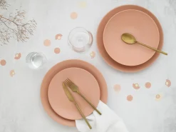 Creatable Geschirrset|Teller|Soft Touch - Tellerset 12-tlg, Soft Touch - Tafelservice 12-tlg - Schwarz
