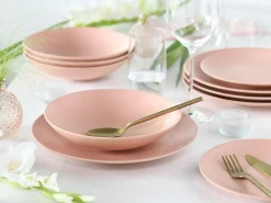 Creatable Geschirrset|Teller|Soft Touch - Tellerset 12-tlg, Soft Touch - Tafelservice 12-tlg - Schwarz