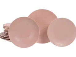 Creatable Geschirrset|Teller|Soft Touch - Tellerset 12-tlg, Soft Touch - Tafelservice 12-tlg - Schwarz