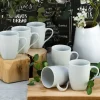 Creatable Becher & Tassen|Geschirrset|Square - Kaffeebecher 6-tlg - Weiss