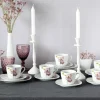 Creatable Geschirrset|Square - Kaffeeservice 18-tlg - Orchidee