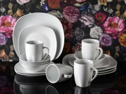 Creatable Geschirrset|Square - Kombiservice 16-tlg - Weiss