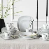Creatable Geschirrset|Square - Kombiservice 30-tlg - Weiss