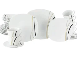 Creatable Geschirrset|Square - Kombiservice 30-tlg - Weiss