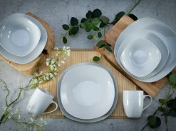 Creatable Geschirrset|Square - Kombiservice 20-tlg - Weiss