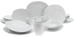 Creatable Geschirrset|Square - Kombiservice 20-tlg - Weiss