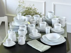 Creatable Geschirrset|Square - Kombiservice 62-tlg - Weiss