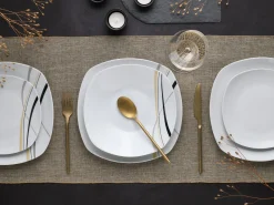 Creatable Geschirrset|Teller|Square - Tafelservice 18-tlg, Square - Tellerset 18-tlg - Weiss