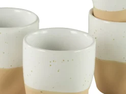 Creatable Becher & Tassen|Squeezy - Kaffeebecher 4-tlg - Natural