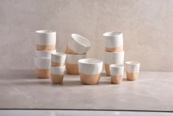 Creatable Becher & Tassen|Squeezy - Kaffeebecher 4-tlg - Natural