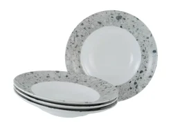 Creatable Geschirrset|Teller|Stone Collection - Pastateller 4-tlg - Bunt