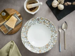 Creatable Geschirrset|Teller|Stone Collection - Pastateller 4-tlg - Bunt