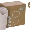 Creatable Geschirrset|Streat Food - Cone 2-tlg - Schwarz