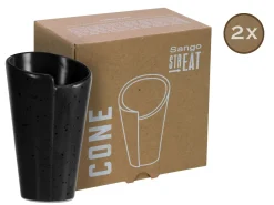 Creatable Geschirrset|Streat Food - Cone 2-tlg - Schwarz