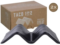 Creatable Geschirrset|Streat Food - Taco Stand 2-tlg - Schwarz