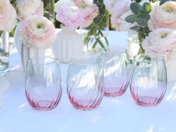 Creatable Gläser|Swirly - Longdrink 4-tlg - Spring