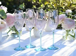 Creatable Gläser|Swirly - Sektglas 4-tlg - Spring