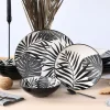 Creatable Geschirrset|Teller|Tropicana - Tellerset 12-tlg - Grün