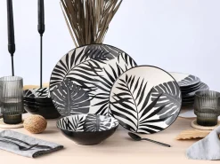 Creatable Geschirrset|Teller|Tropicana - Tellerset 12-tlg - Grün