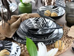 Creatable Geschirrset|Teller|Tropicana - Tellerset 12-tlg - Grün