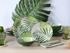 Creatable Geschirrset|Teller|Tropicana - Tellerset 12-tlg - Grün