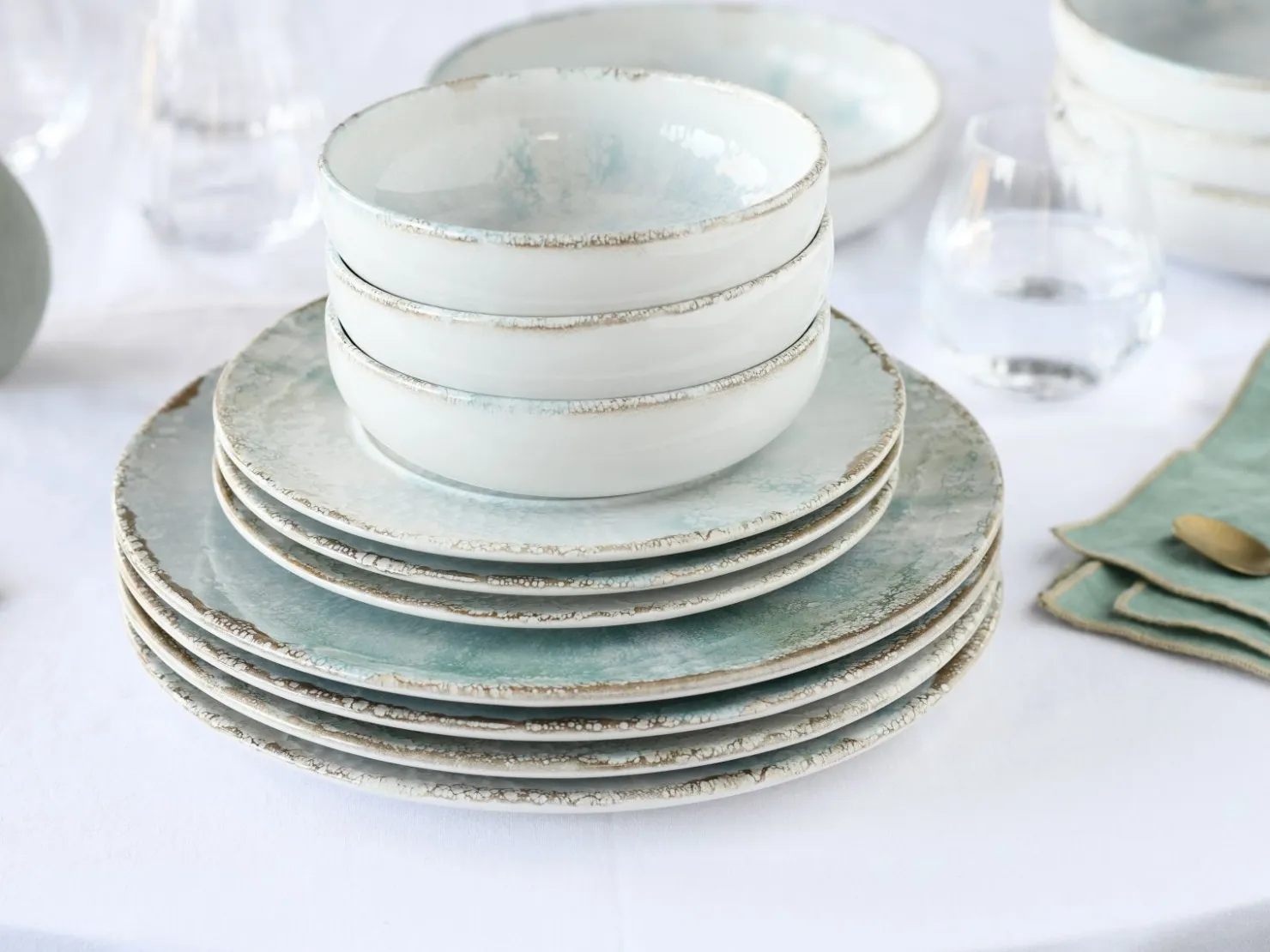 Creatable Geschirrset|Teller|Unico - Tellerset 16-tlg - Palermo