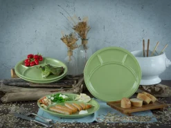 Creatable Geschirrset|Teller|Universal - Fondueteller 4-tlg - Schwarz