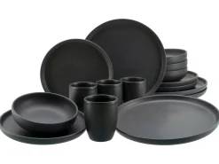Creatable Geschirrset|Uno - Kombiservice 16-tlg - Grau