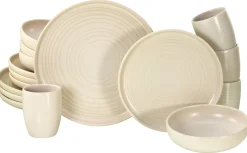 Creatable Geschirrset|Uno - Kombiservice 16-tlg - Grau