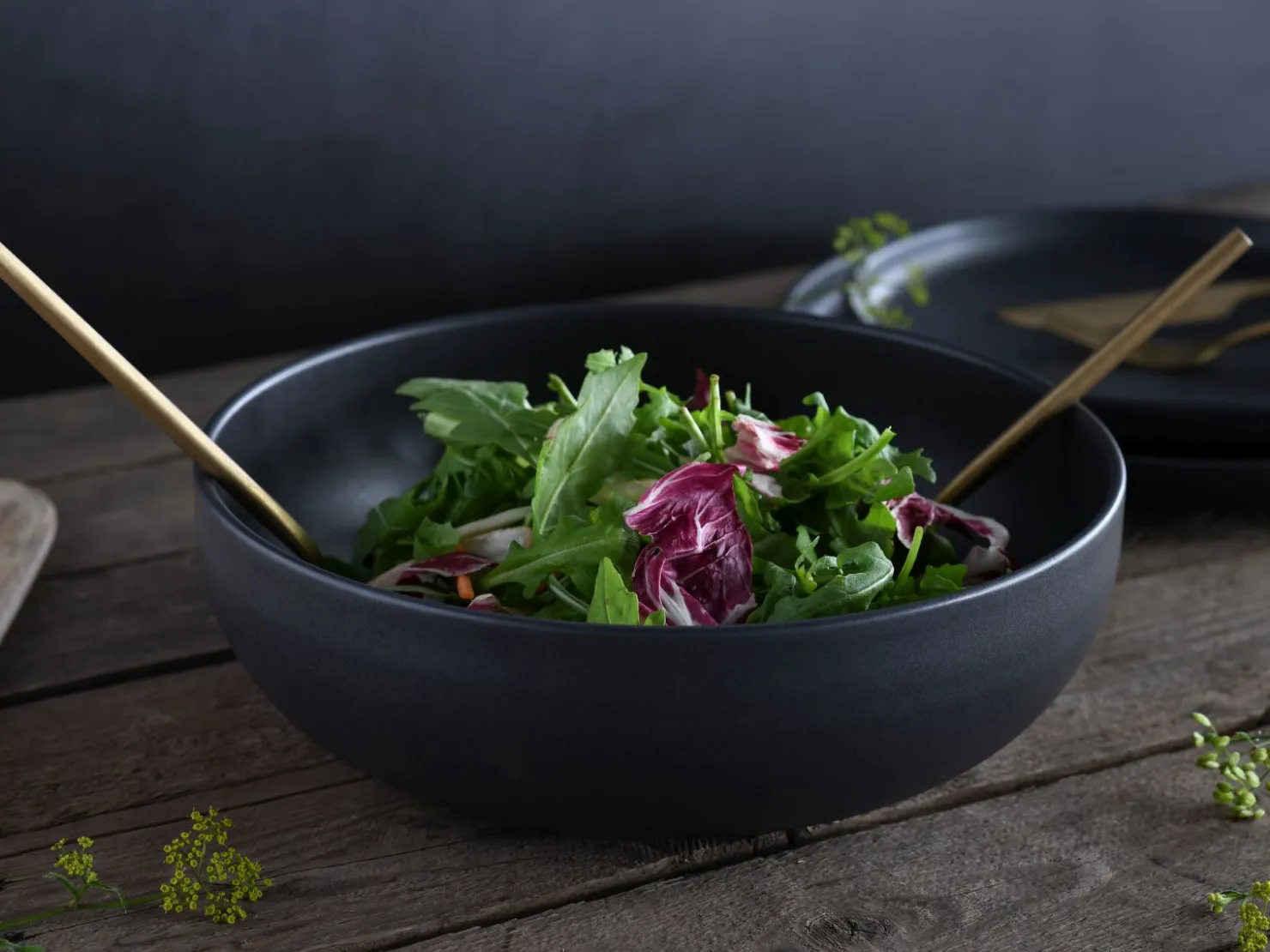 Creatable Bowls & Schüsseln|Geschirrset|Uno - Servierschalen 3-tlg - Black