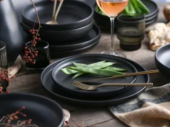 Creatable Geschirrset|Teller|Uno - Tellerset 12-tlg - Black