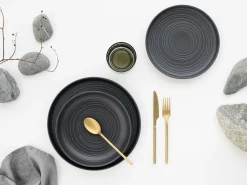 Creatable Geschirrset|Teller|Uno - Tellerset 12-tlg - Black