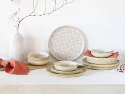 Creatable Geschirrset|Teller|Uno - Tellerset 12-tlg - Offwhite