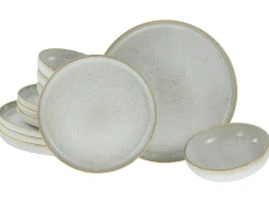Creatable Geschirrset|Teller|Uno - Tellerset 12-tlg - Offwhite