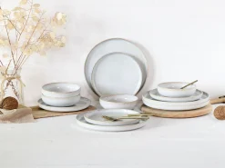 Creatable Geschirrset|Teller|Uno - Tellerset 12-tlg - Offwhite