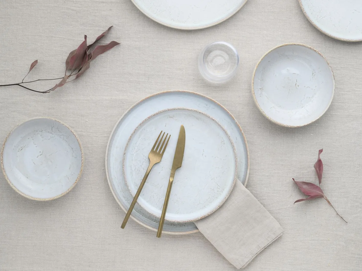 Creatable Geschirrset|Teller|Uno - Tellerset 12-tlg - Offwhite