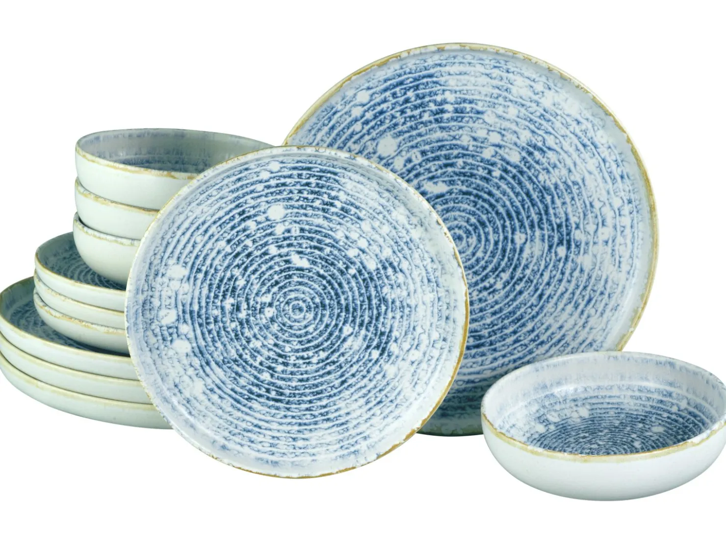 Creatable Geschirrset|Teller|Uno - Tellerset 12-tlg - Offwhite