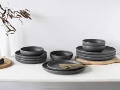 Creatable Geschirrset|Teller|Uno - Tellerset 12-tlg - Offwhite