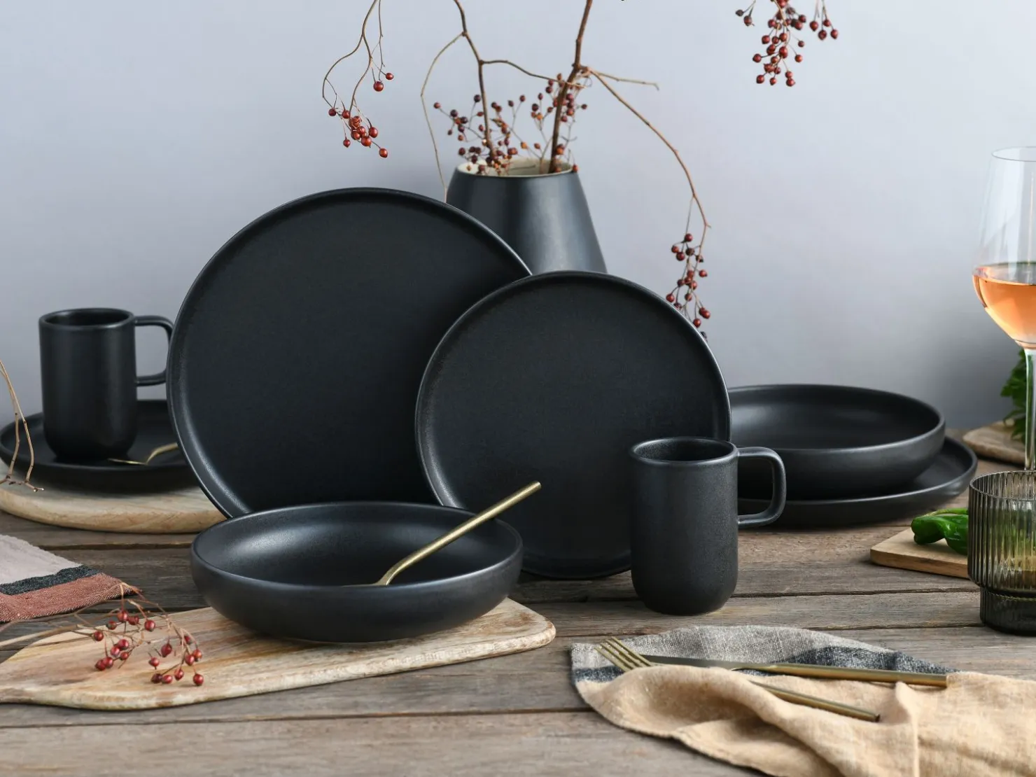 Creatable Geschirrset|Teller|Uno - Tellerset 8-tlg - Rusty Rose