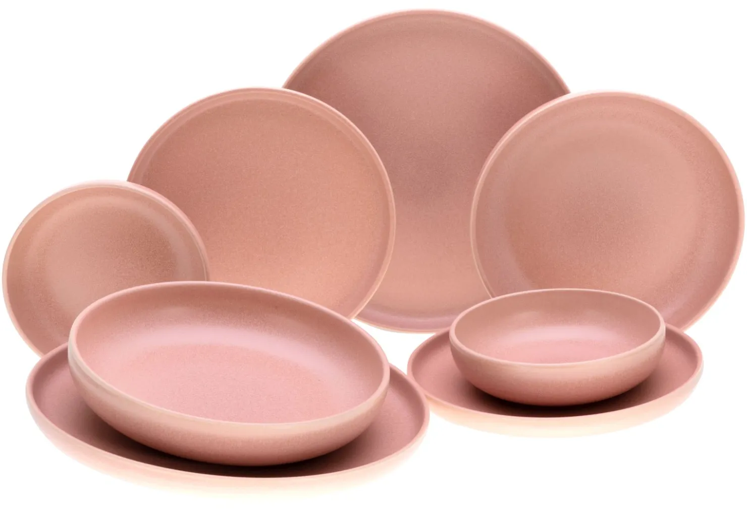 Creatable Geschirrset|Teller|Uno - Tellerset 8-tlg - Rusty Rose