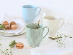 Creatable Becher & Tassen|Geschirrset|Valencia - Becherset 6-tlg, Valencia - Kaffeebecher 6-tlg - Weiss