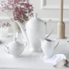 Creatable Geschirrset|Valencia - Kaffeegarnitur 3-tlg - Weiss