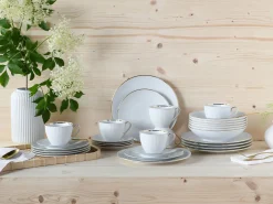 Creatable Geschirrset|Valencia - Kombiservice 30-tlg - Weiss