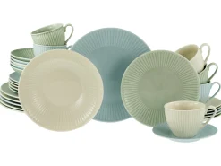 Creatable Geschirrset|Valencia - Kombiservice 30-tlg - Weiss