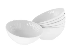 Creatable Bowls & Schüsseln|Geschirrset|Valencia - Mehrzweckschalen 6-tlg, Valencia - Mehrzweckschale 6-tlg - Weiss