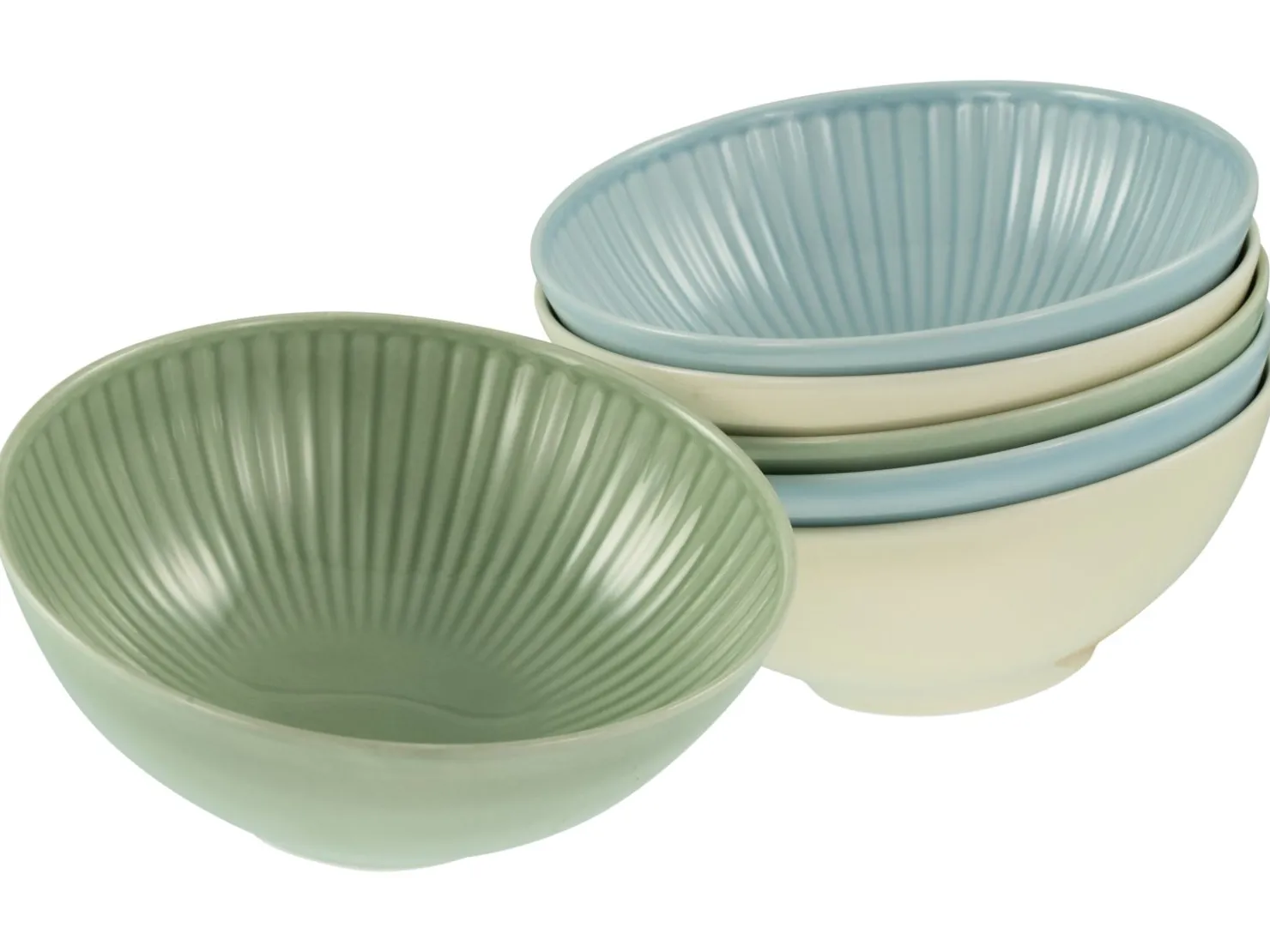 Creatable Bowls & Schüsseln|Geschirrset|Valencia - Mehrzweckschalen 6-tlg, Valencia - Mehrzweckschale 6-tlg - Weiss