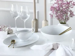 Creatable Geschirrset|Valencia - Servierset 3-tlg - Weiss